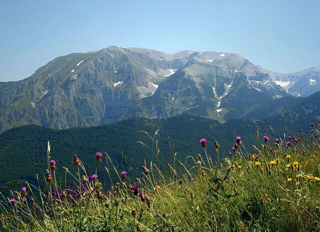 Vue sur les Apennins