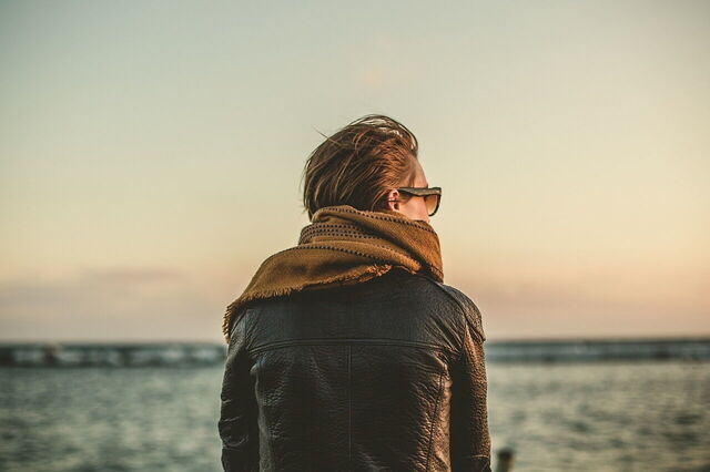 manteau en cuir