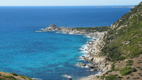 Une vue sur la Costa Rei en Sardaigne