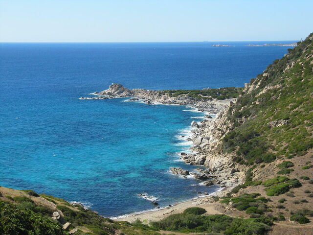 Une vue sur la Costa Rei en Sardaigne