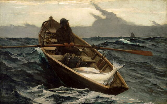 La pêcheur et le bateau
