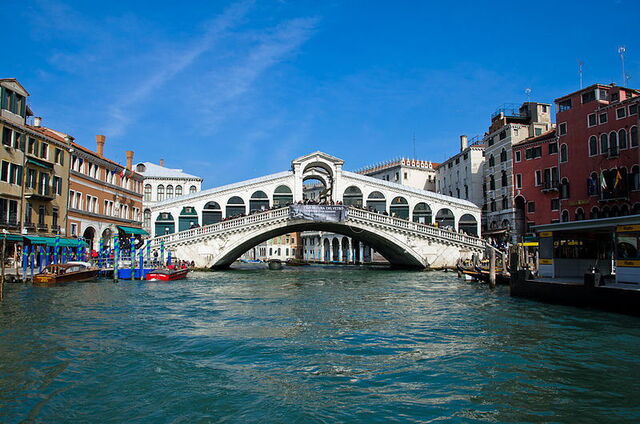 Le pont de marbre à Venise