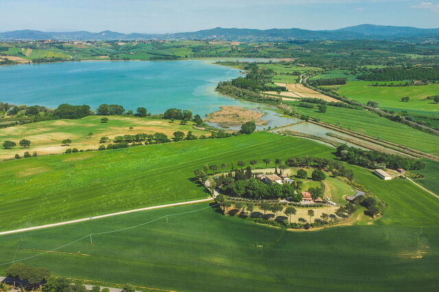 Paysage à Poggio Falcone
