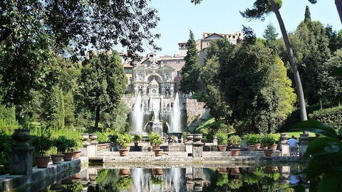 Un étang, Villa D'Este