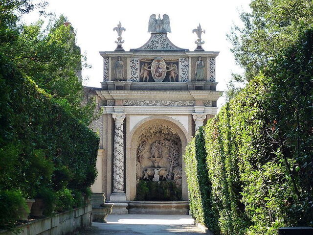 Un magnifique batiment à la Villa D'Este