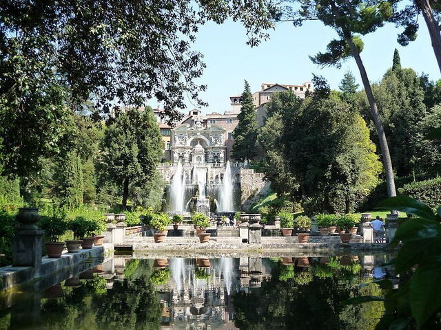 Un étang, Villa D'Este