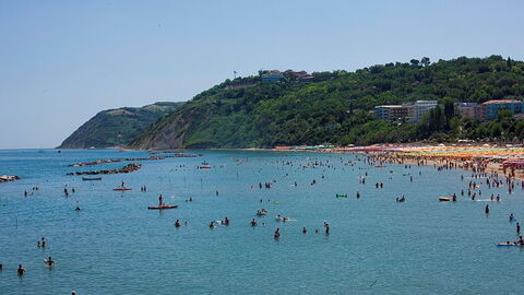 La plage de Gabicce