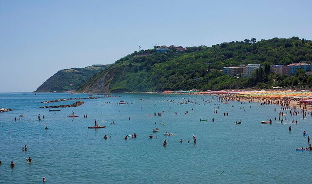 La plage de Gabicce