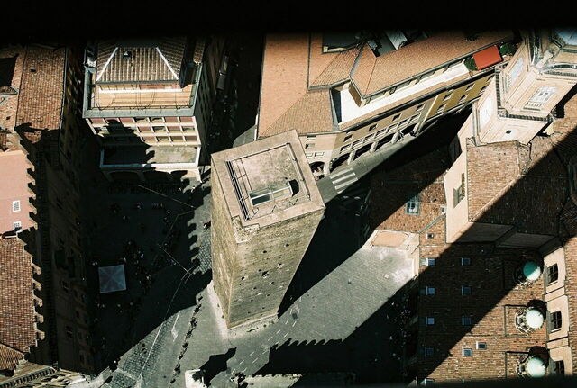 Bologne, vue du ciel
