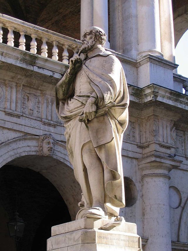 Une statut d'Andrea Palladio