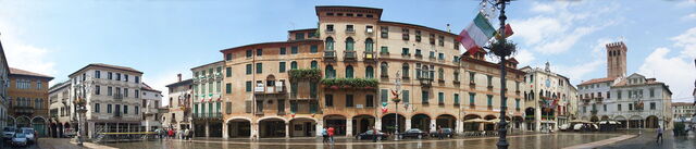 La Piazza della Liberta à Bassano del Grappa