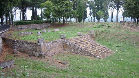 Le temple du Belvédère d'Orvieto
