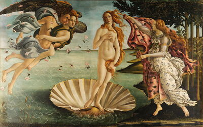 Peinture typique de la Renaissance par Botticelli