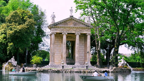 Villa Borghèse, lac
