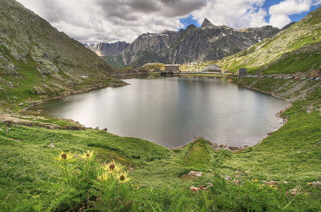 Le col du Grand St Bernard