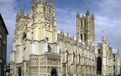 La cathédrale de Canterbury en Angleterre