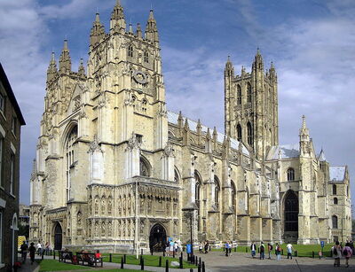 La cathédrale de Canterbury en Angleterre