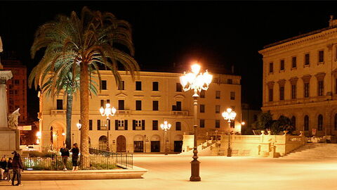 La place principale de Sassari