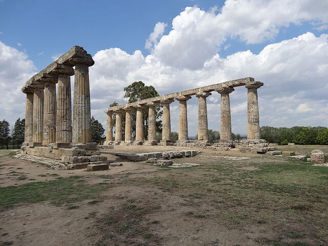 Le temple d'Héra à Métaponte