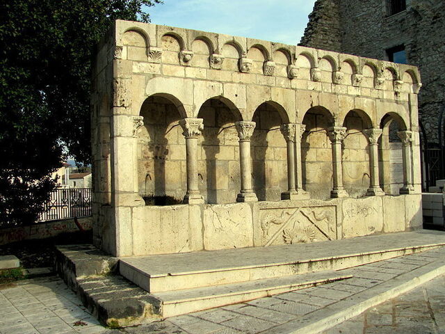 La Fontaine de la Fraterna à Isernia
