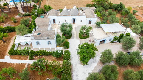 Vue sur Trullo Agapanto