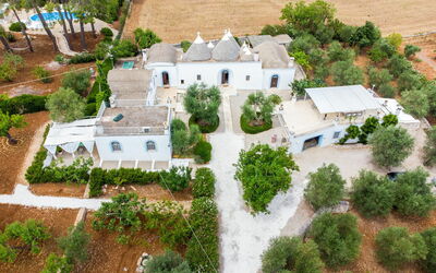 Vue sur Trullo Agapanto