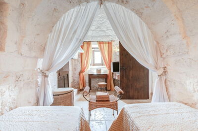 Trullo Agapanto, chambre