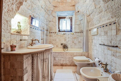 Trullo Agapanto, salle de bain