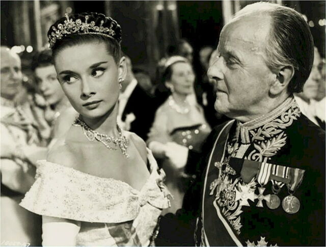 Hepburn dans « Vacances romaines »