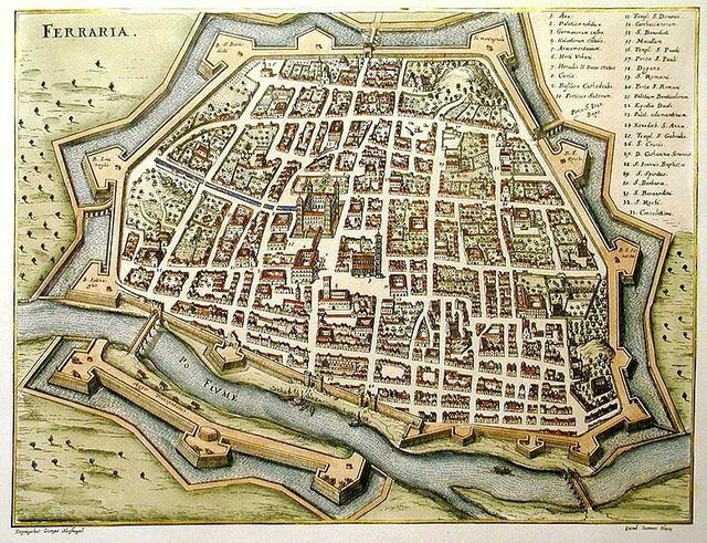 La cité médiévale de Ferrare