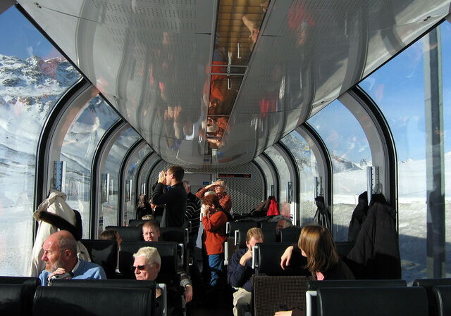 Bernina Express, intérieur