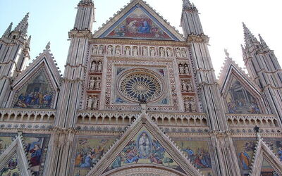 La façade du Duomo d'Orvieto