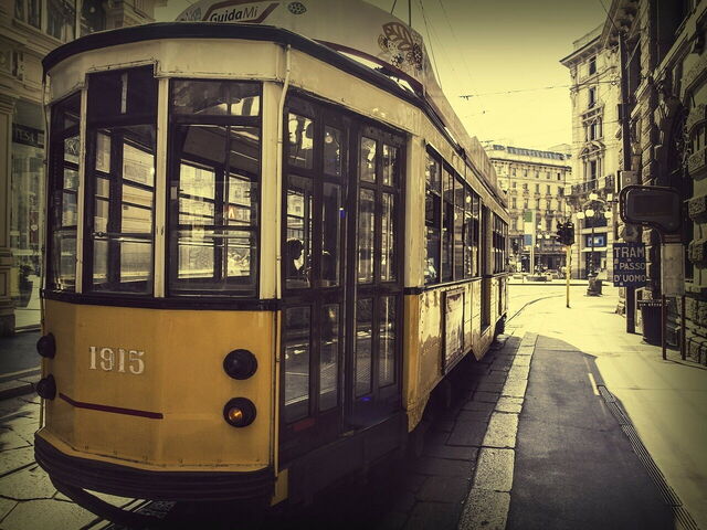 Le Tram à Milan