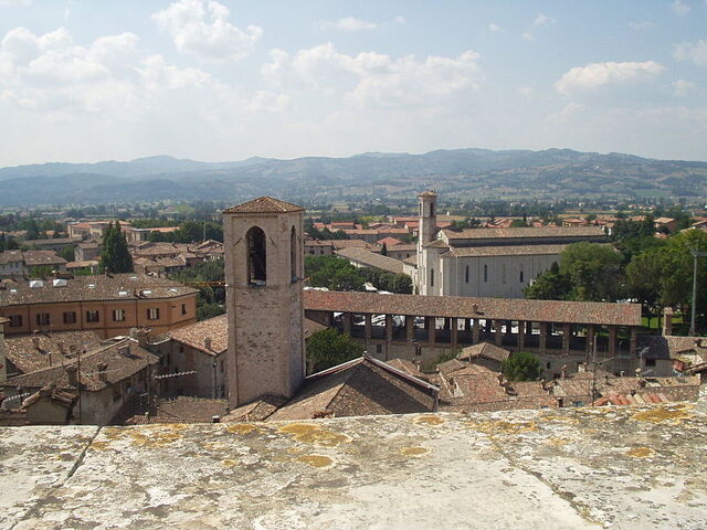 Vue sur Gubbio