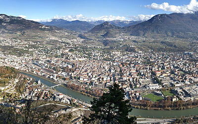 Vue sur la ville de Trente