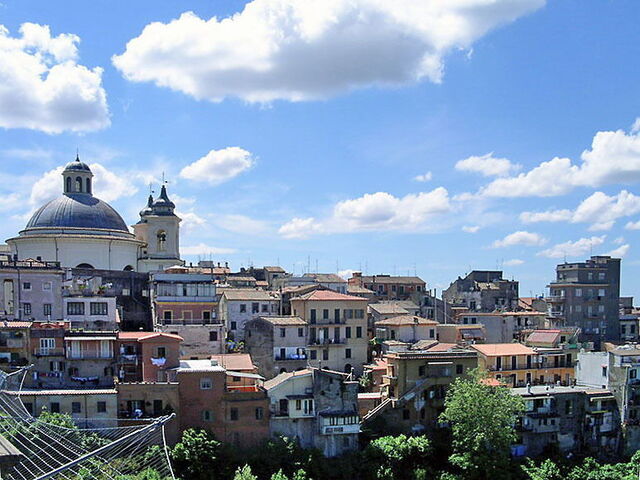 Le centre ville d'Ariccia