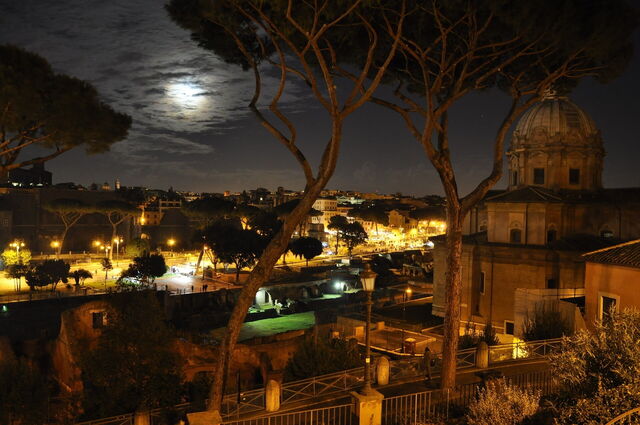 Rome vue de nuit