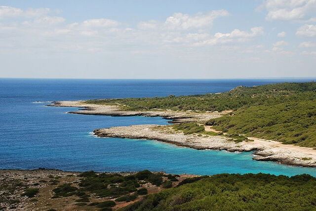 Vue sur Porto Selvaggio