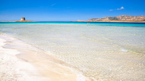 Sables de Spiaggia La Pelosa