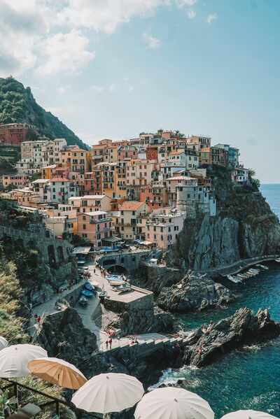 Manarola vue d'en haut