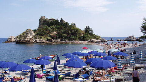 Une plage en Sicile