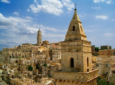 Vue sur la ville de Matera