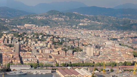Vue panorzamique sur La Spezia