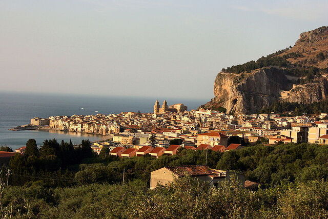 Un coucher de soleil sur Cefalù
