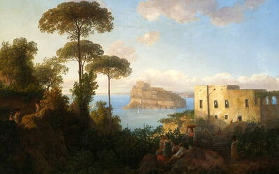 Tableau d'un paysage d'Ischia par Ender