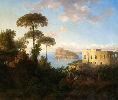Tableau d'un paysage d'Ischia par Ender