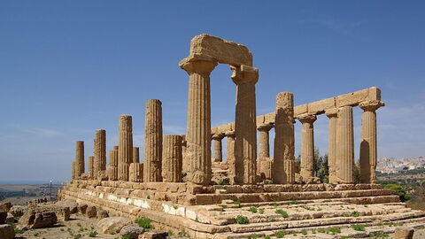 Temple de Junon dans la Vallée des Temples