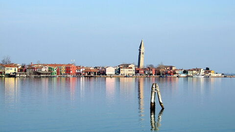 Vue sur l'île de Burano