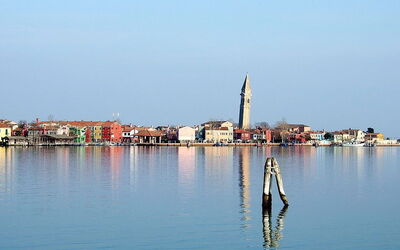 Vue sur l'île de Burano