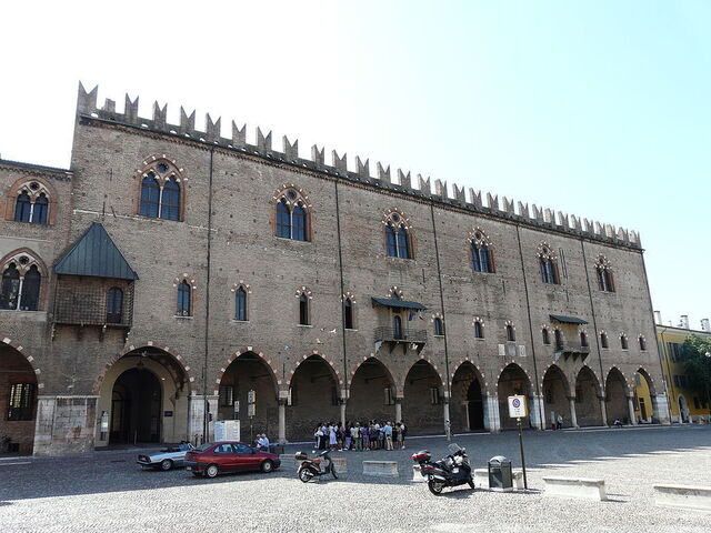 Les extérieur du palais ducal de Mantoue